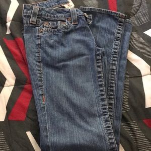True Religion Blue Straight Leg Jeans